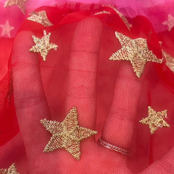 Mini Boden Multicolor Starry Kids Dress - Picture 3 of 6